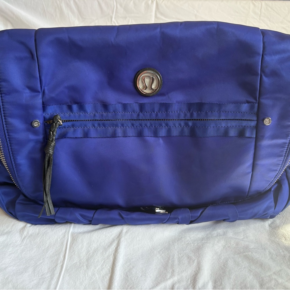 Lululemon Blue Messenger/School/University Bag